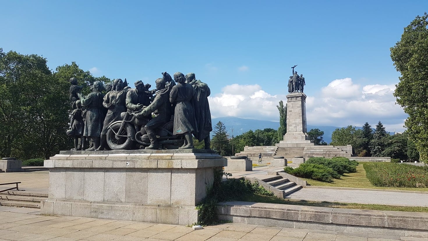 Knyazheska Garden in Sofia in Bulgaria
