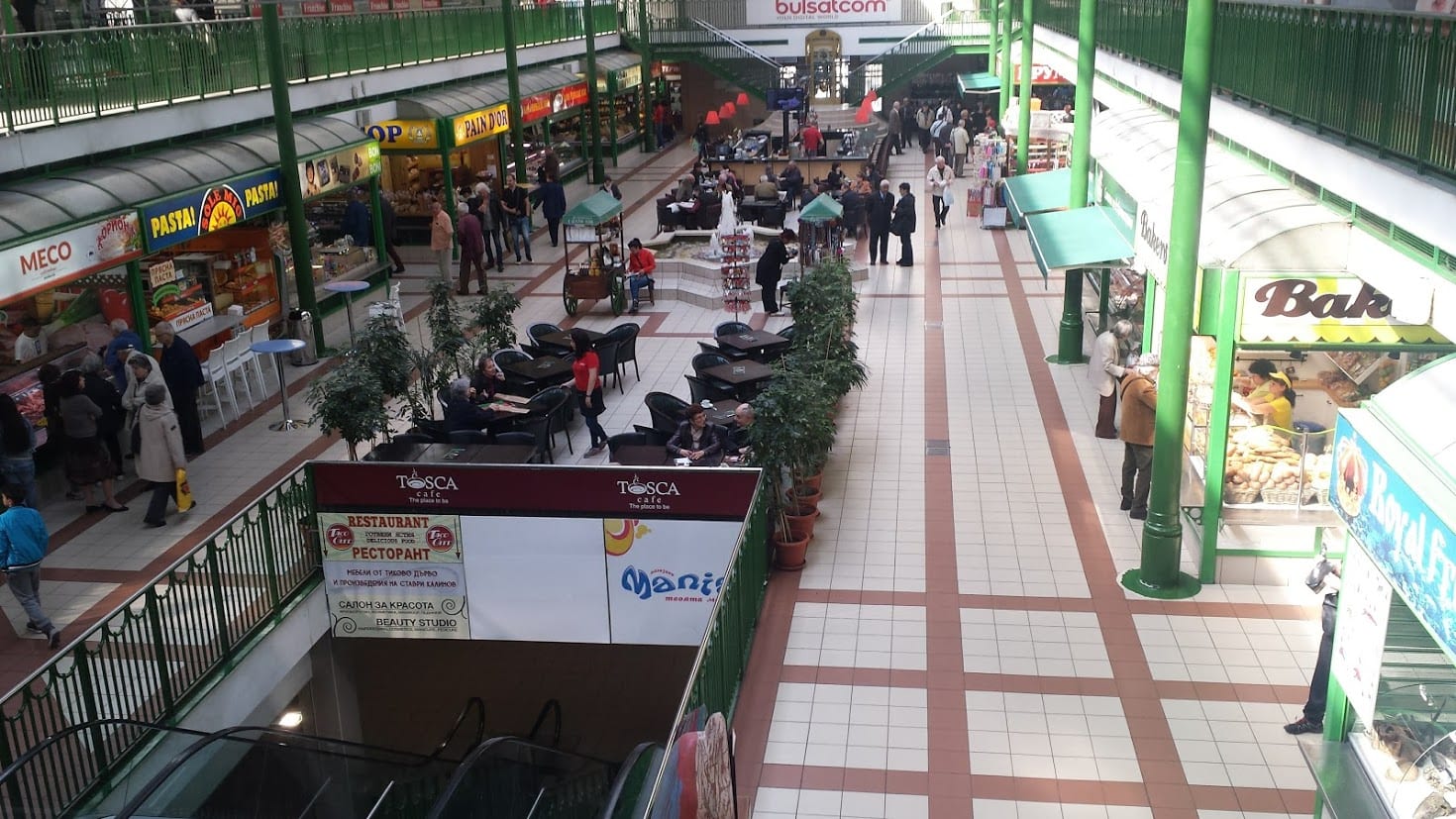 Inside Sofia central market