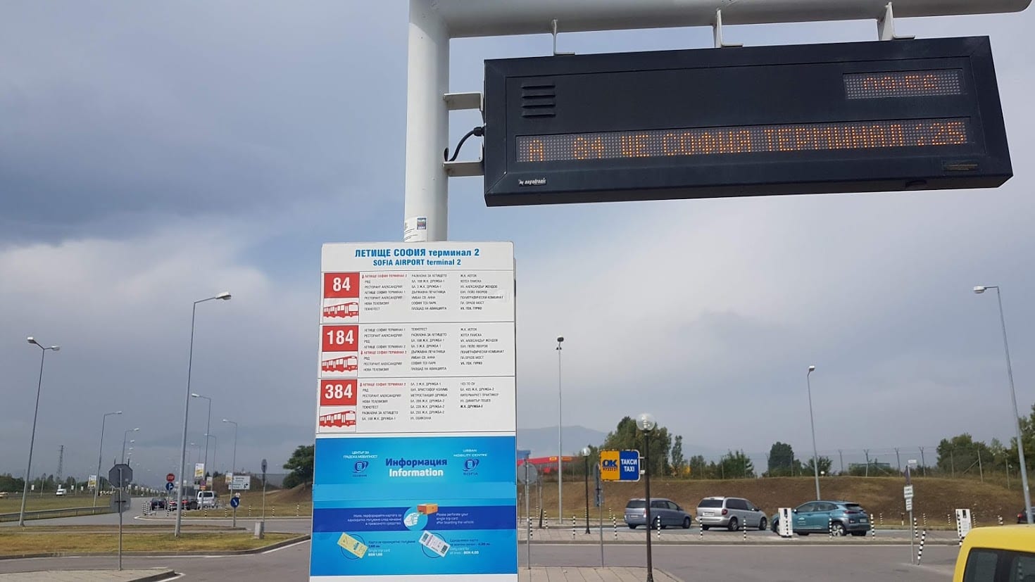 Sofia Airport Bus to City Center