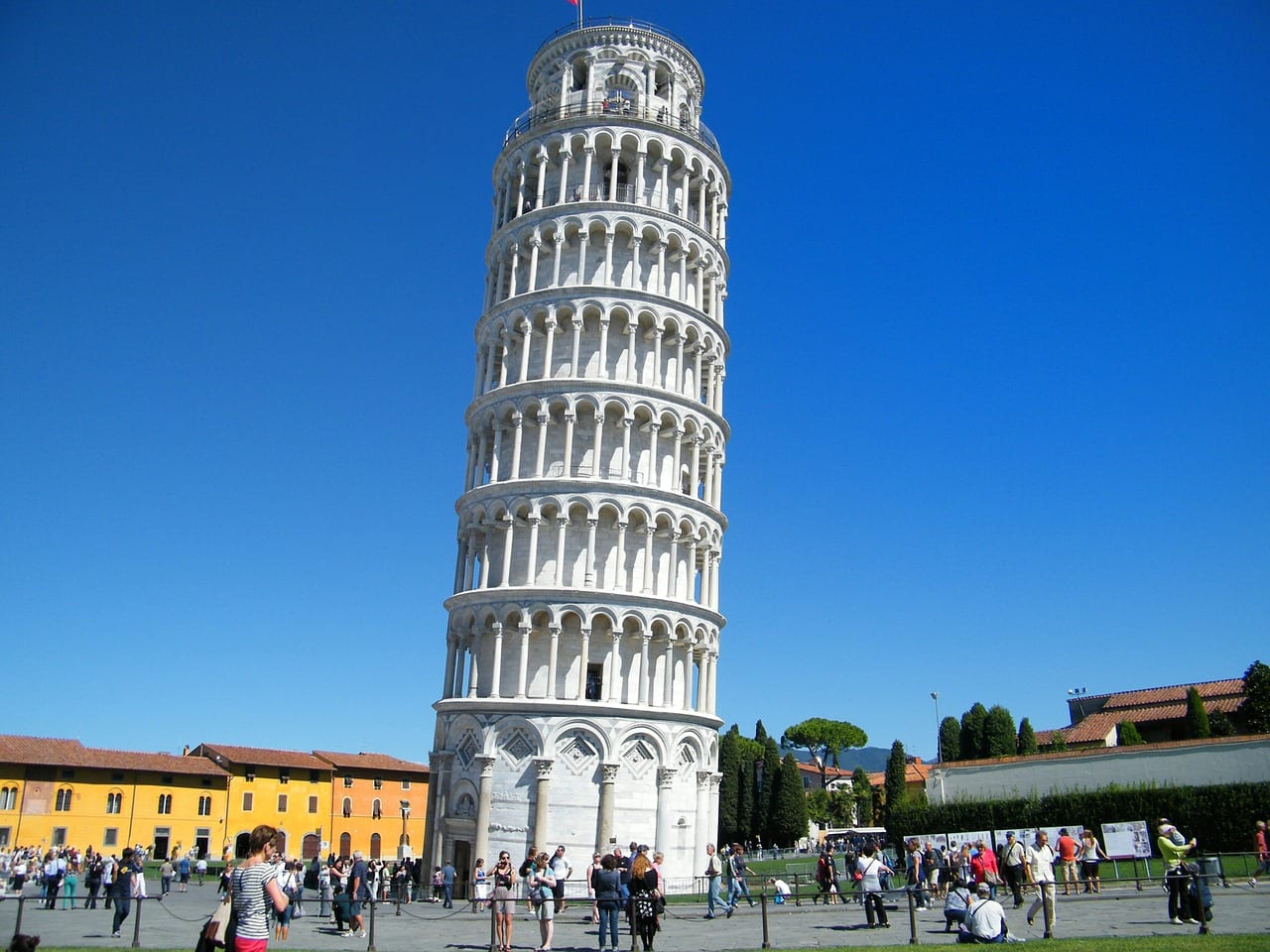 Leaning Tower of Pisa in Italy