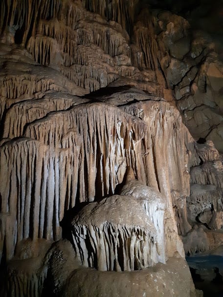 Aladinou Cave in Andros Greece