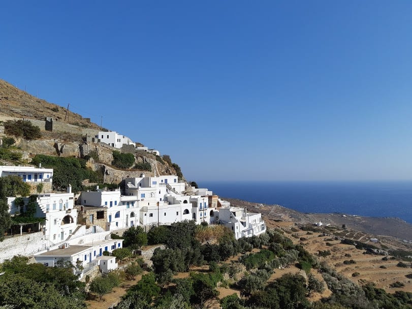 Kardiani village in Tinos Greece