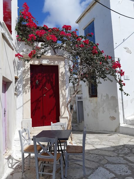 Pyrgos village in Tinos