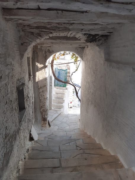 Ysternia village in Tinos Greek island