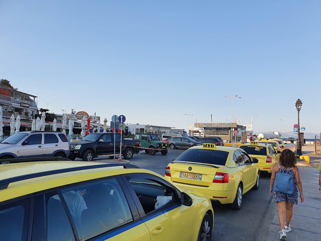 Entrance to Rafina Port of Athens