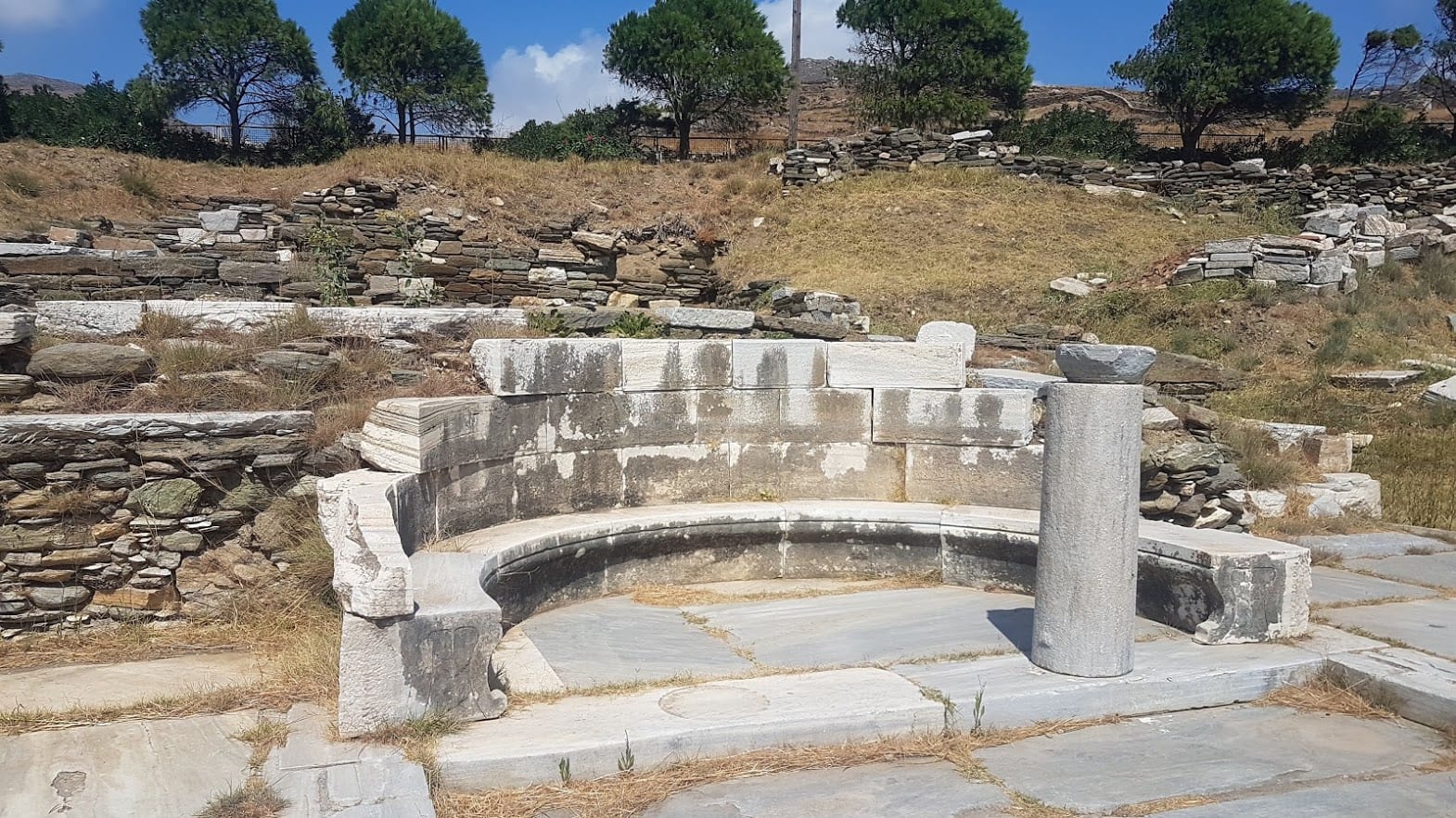 Small archaeological site in Tinos
