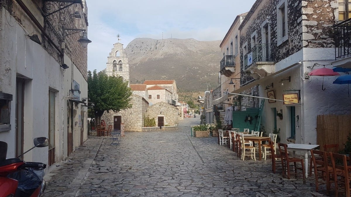 Areopoli in the Mani