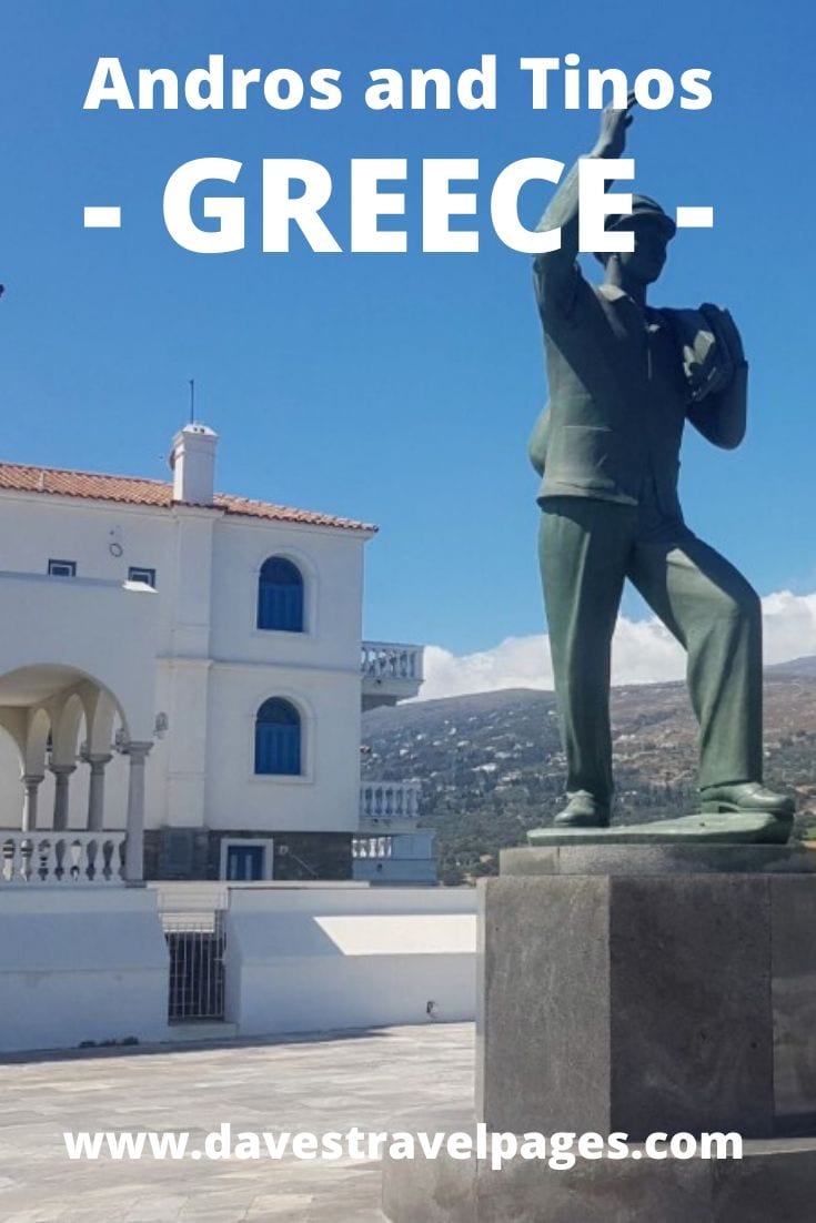 Choosing the best time to visit Andros and Tinos in Greece