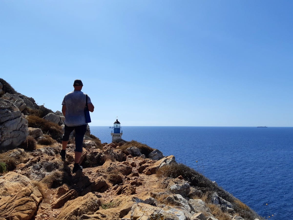 Walking to Cape Tainaron