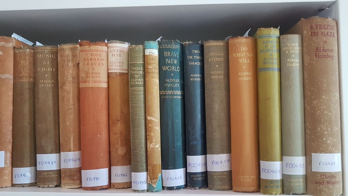 Some of Patrick Leigh Fermor's book collection