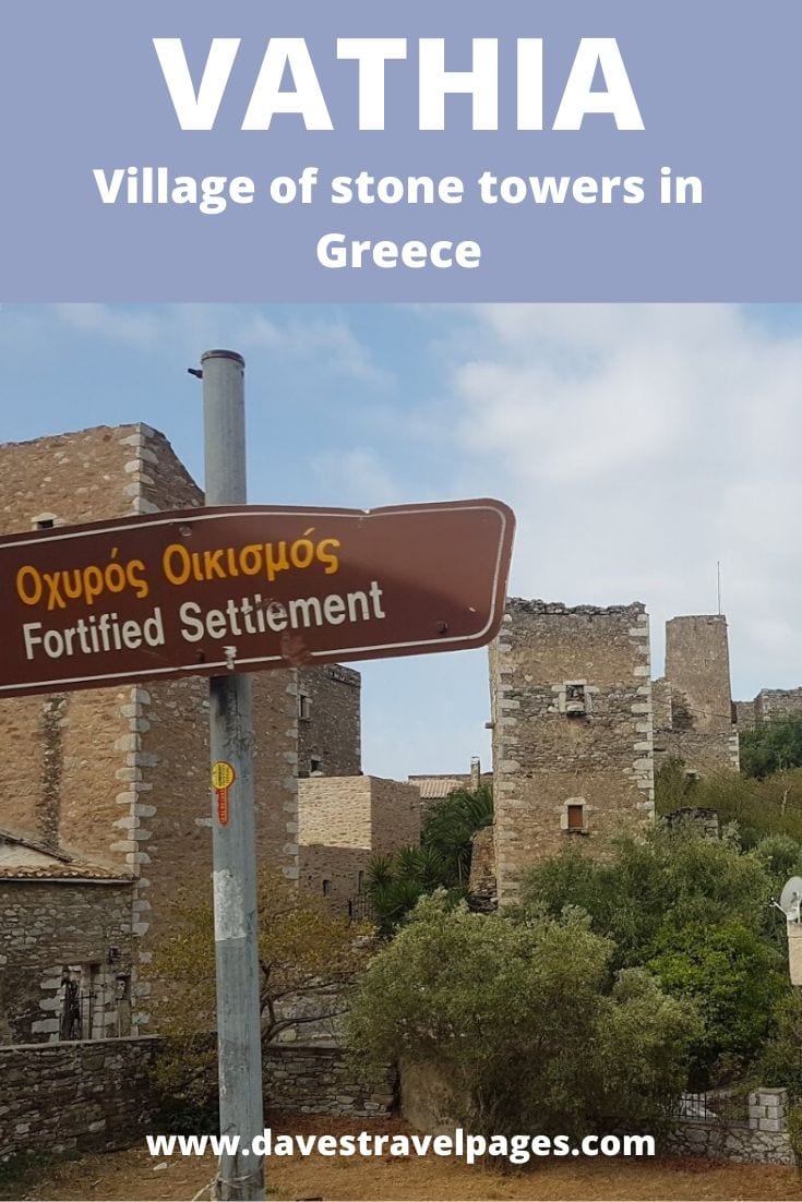 The village of Vathia in the Mani area of Greece