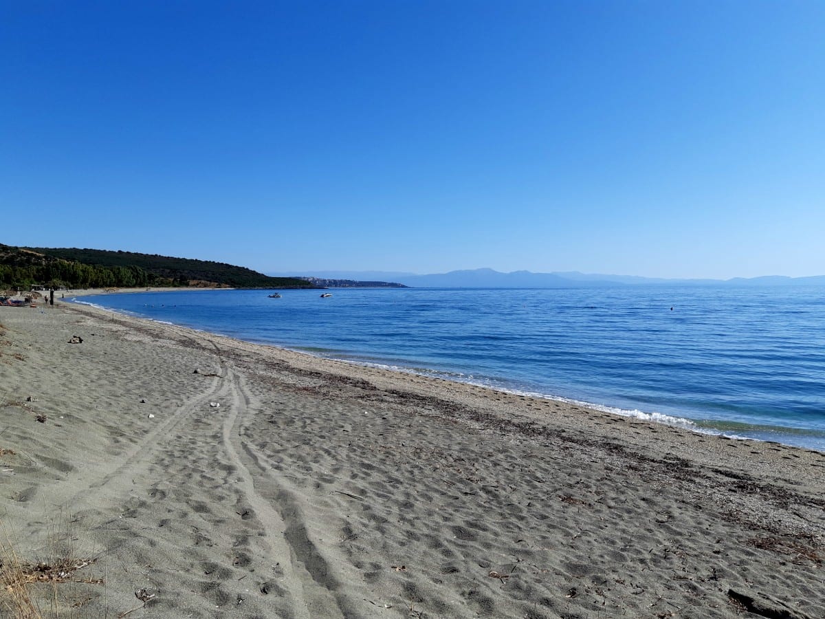Vathy Beach near Gythion in the Peloponnese of Greece