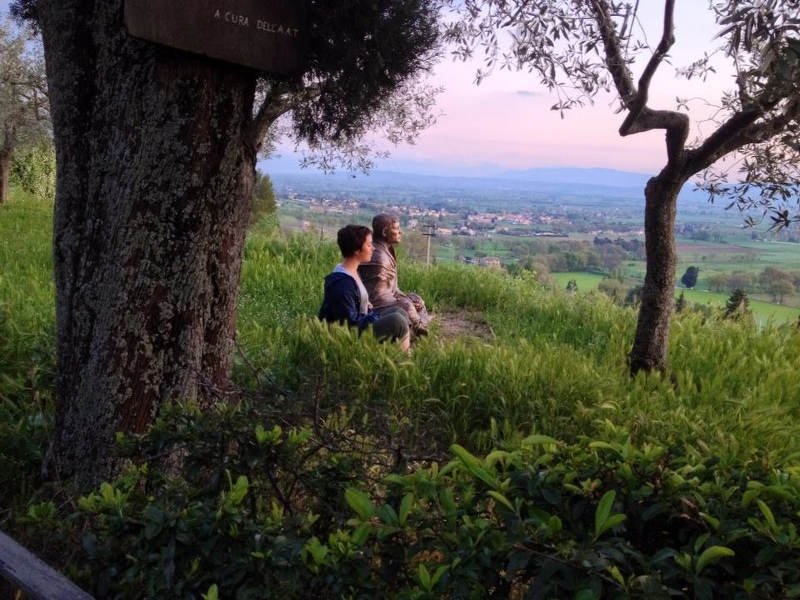 Cycling and yoga in Italy