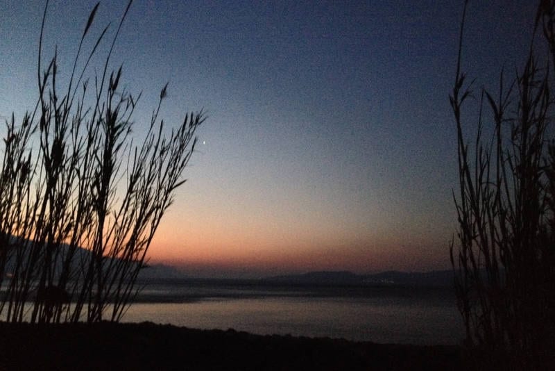 Dusk settles in Croatia