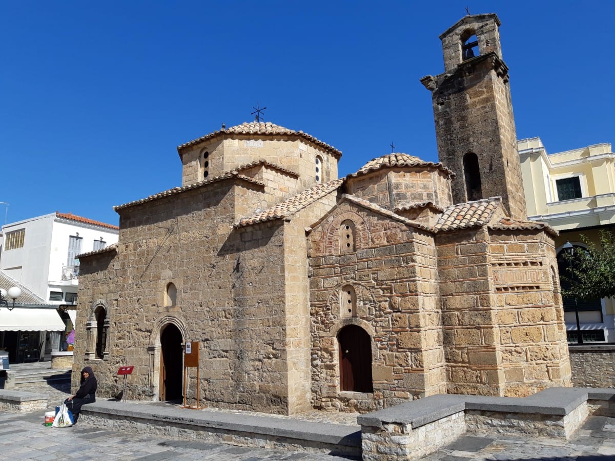 The church of the Holy Apostles in the coastal town of Kalamata