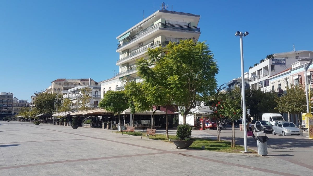 Pedestrian streets in Kalamata