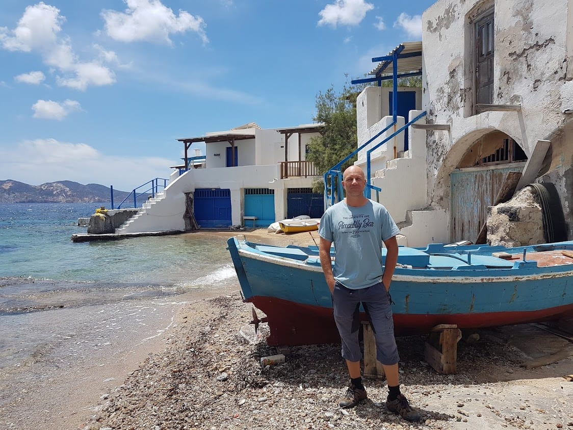 Dave Briggs in Milos