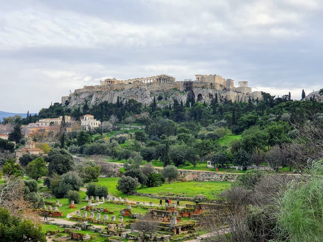 The Acropolis of Athens in Greece