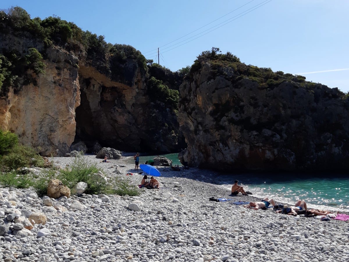 Foneas Beach near Kardamyli in Greece