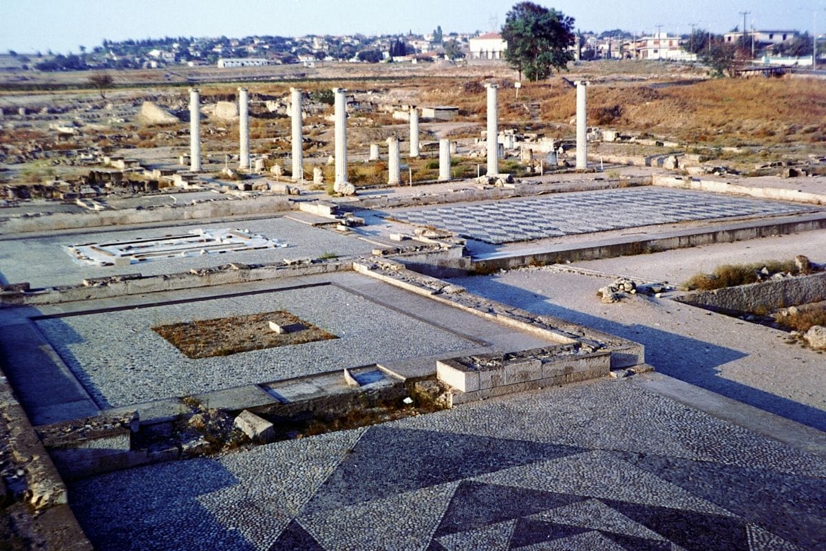The site of Pella in Greece