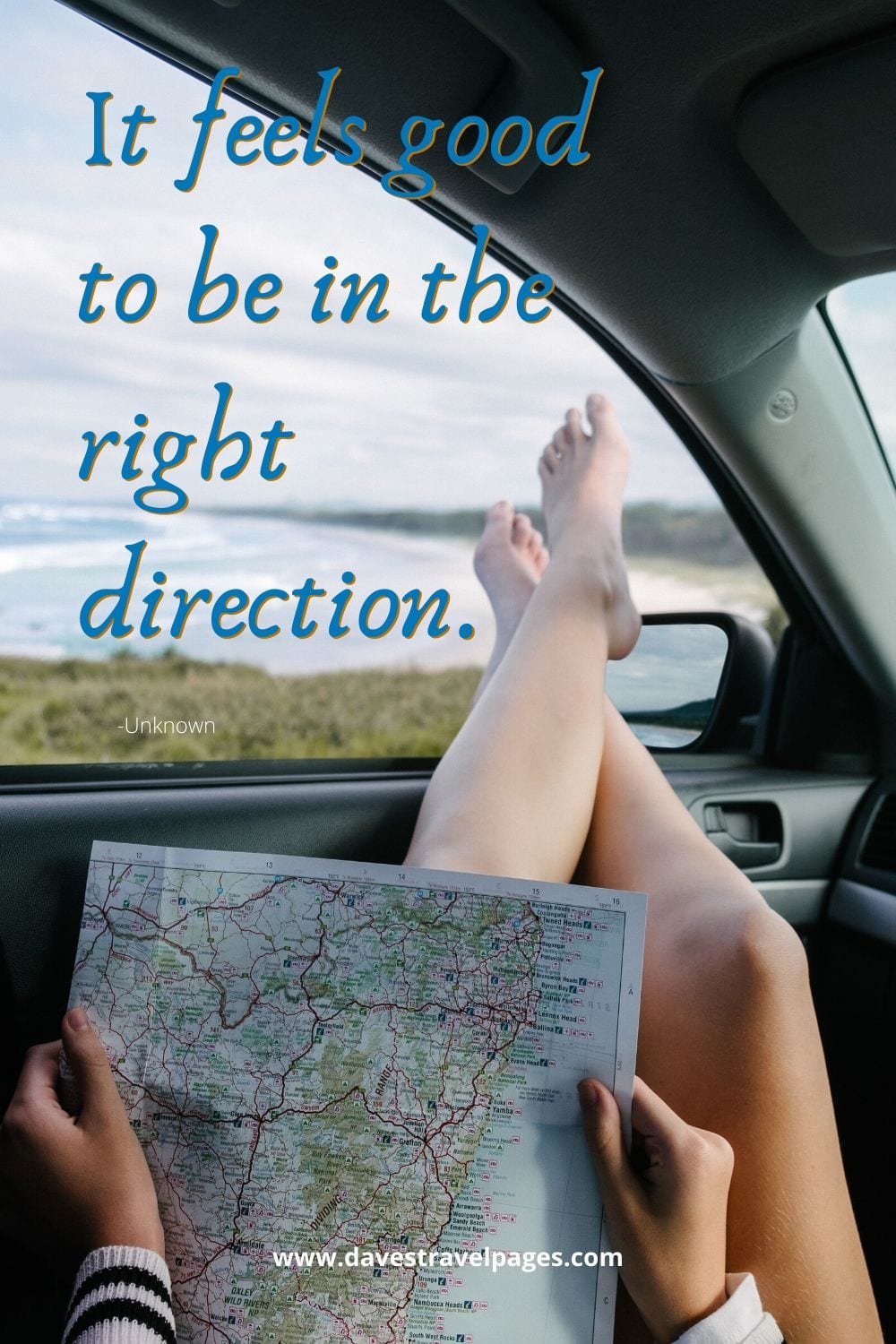Famous quotes - “It feels good to be in the right direction.”