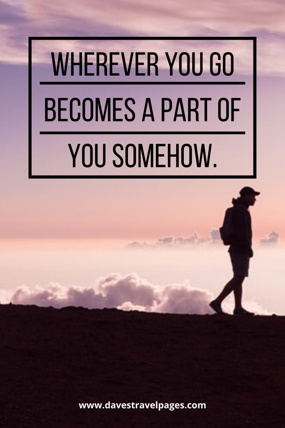 Travelling quotes - “Wherever you go becomes a part of you somehow.” – Anita Desai