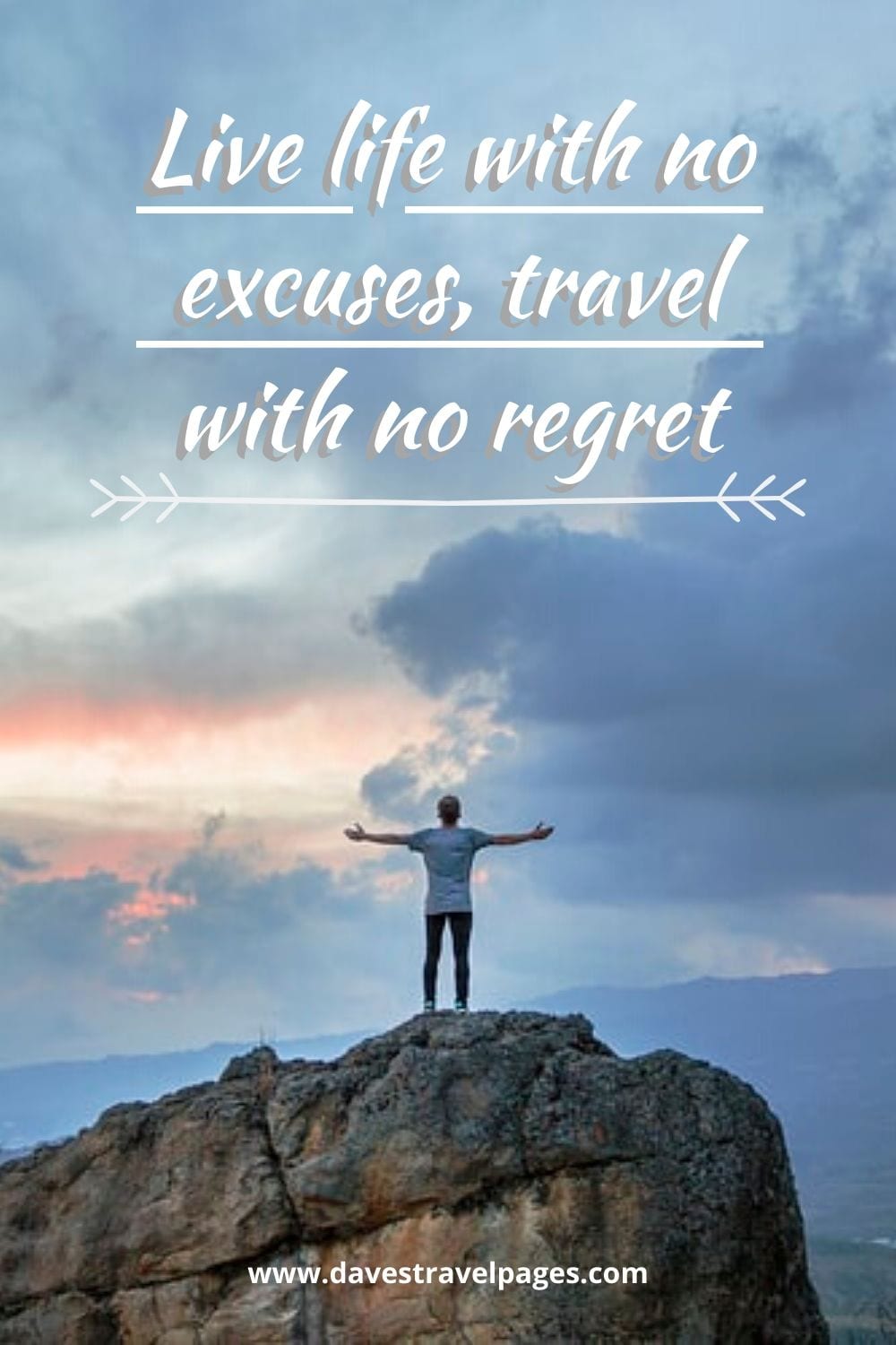 Oscar Wilde quotes - “Live life with no excuses, travel with no regret”