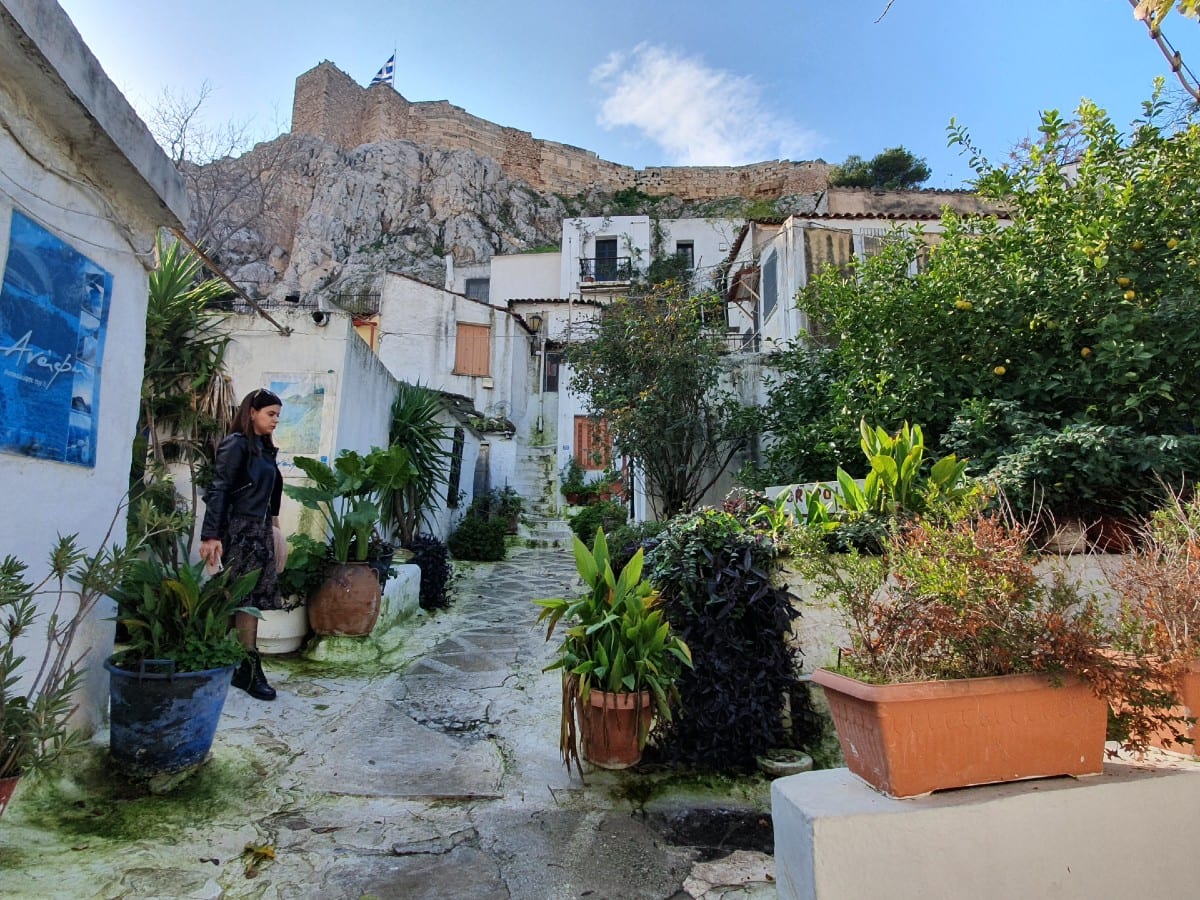 Anafiotika in Athens Greece