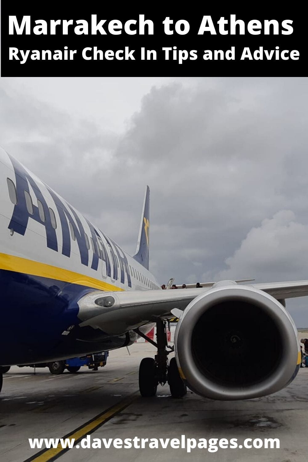 Marrakech to Athens Ryanair flight