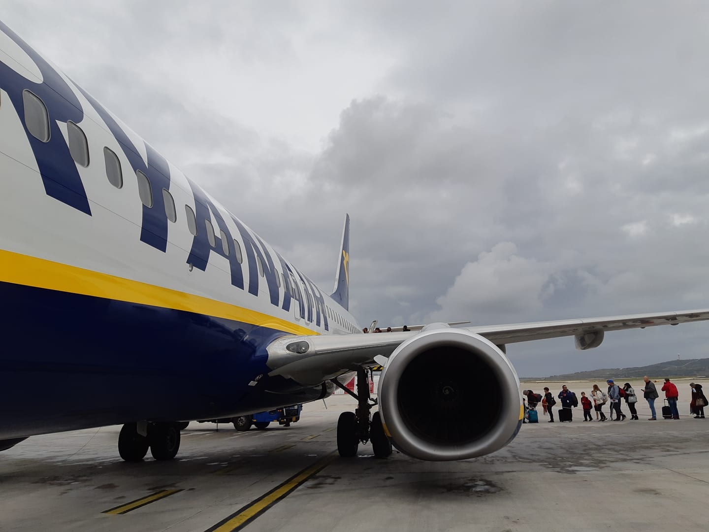 Ryanair Marrakech to Athens flight