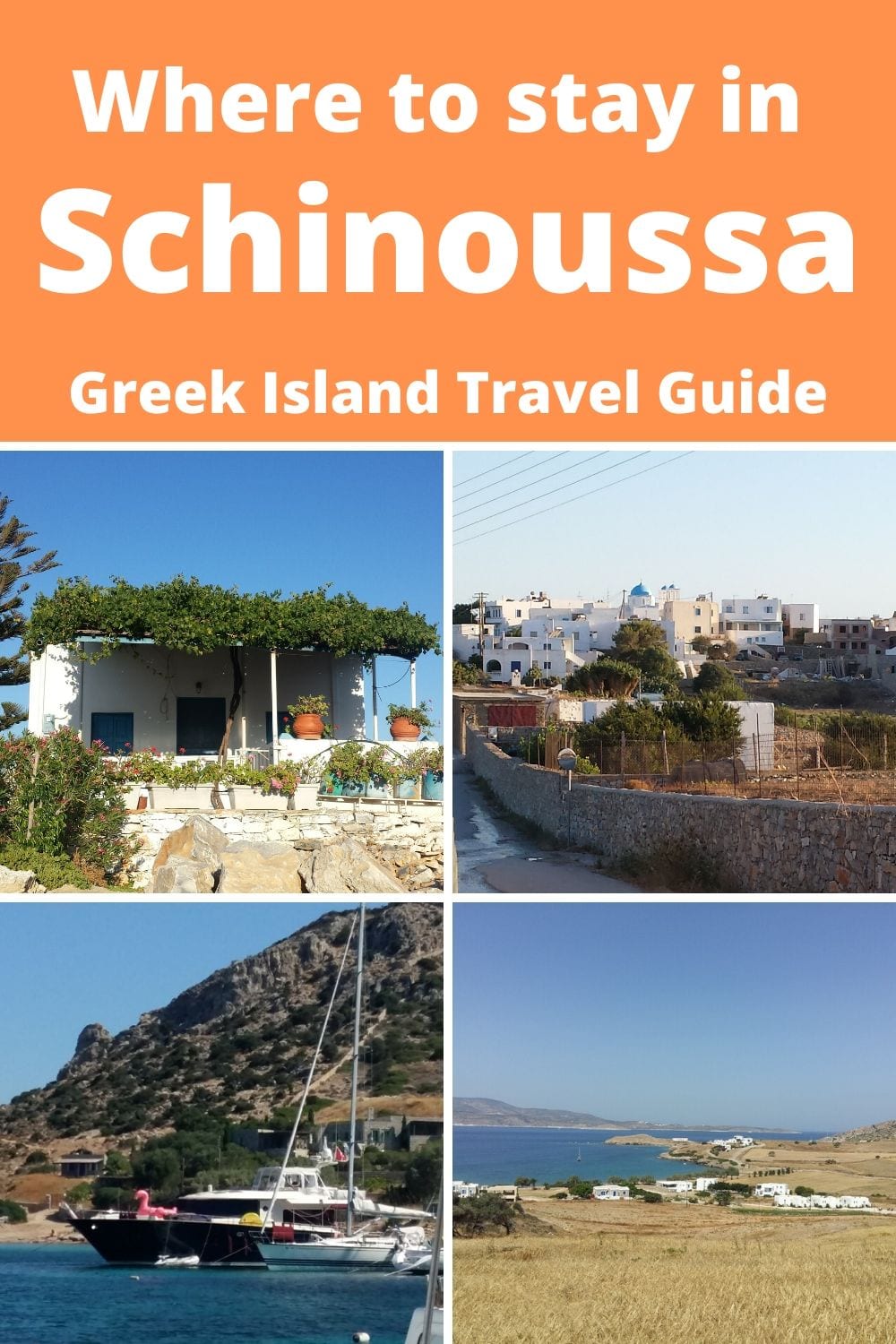 Where to stay in Schinoussa Island Greece