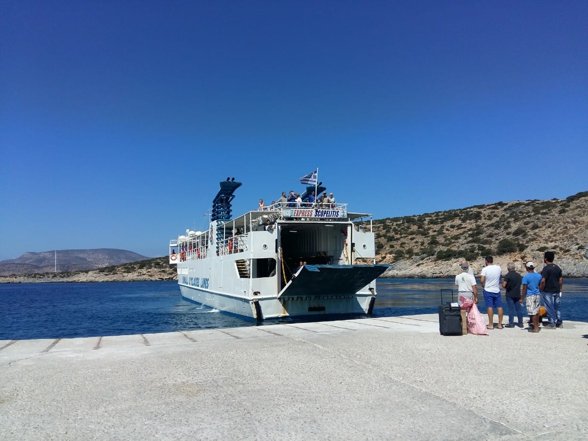 The Iraklia island ferry