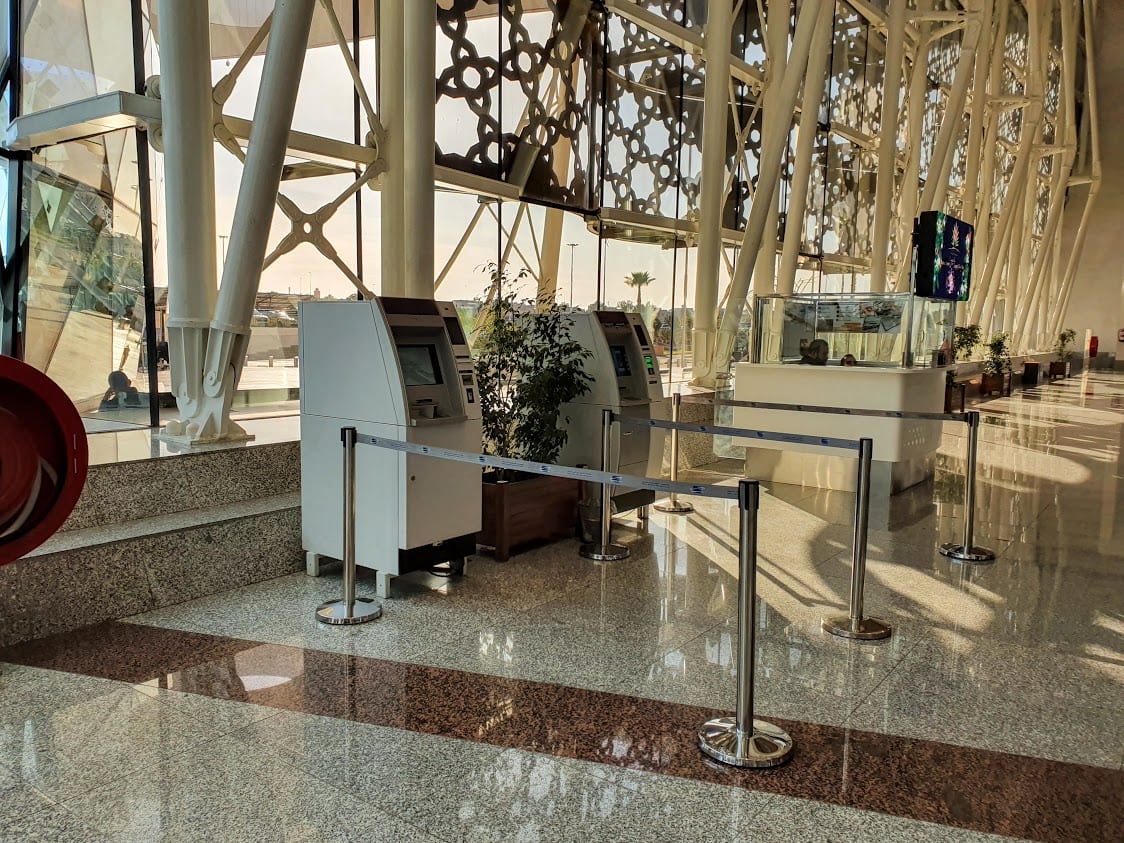 Marrakech Airport ATM