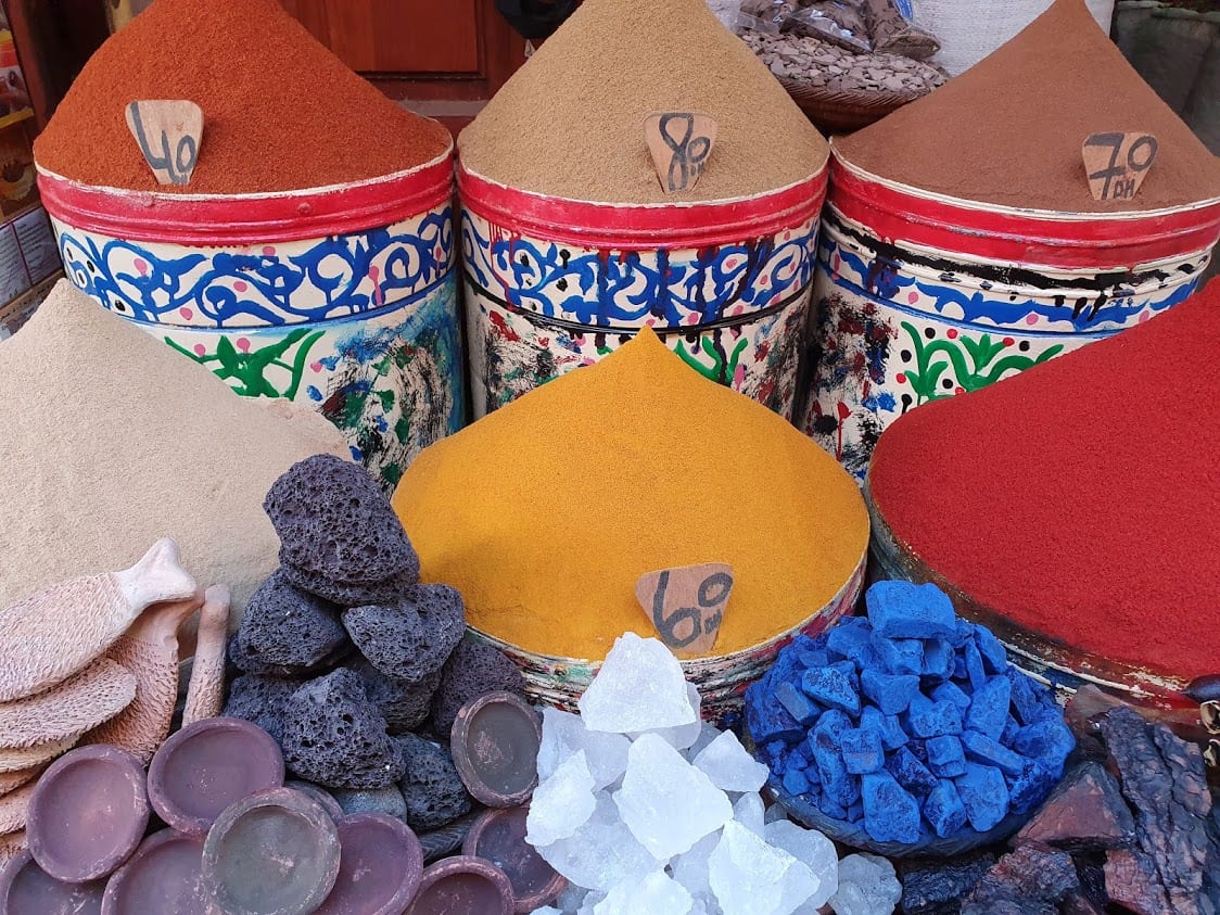 Items for sale in the Marrakech Medina