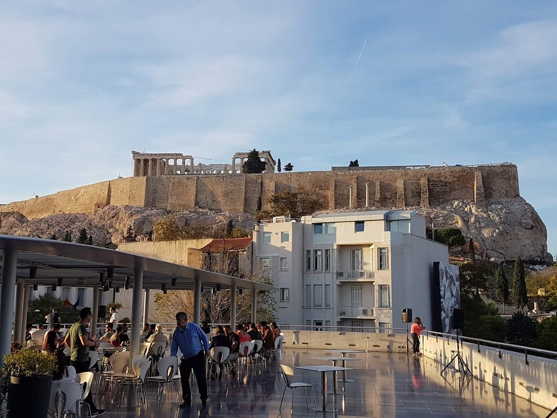 The Acropolis in October in Athens