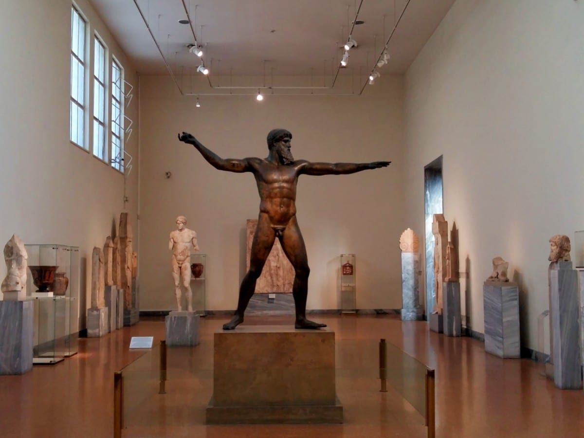 Inside the National Archaeological Museum of Athens