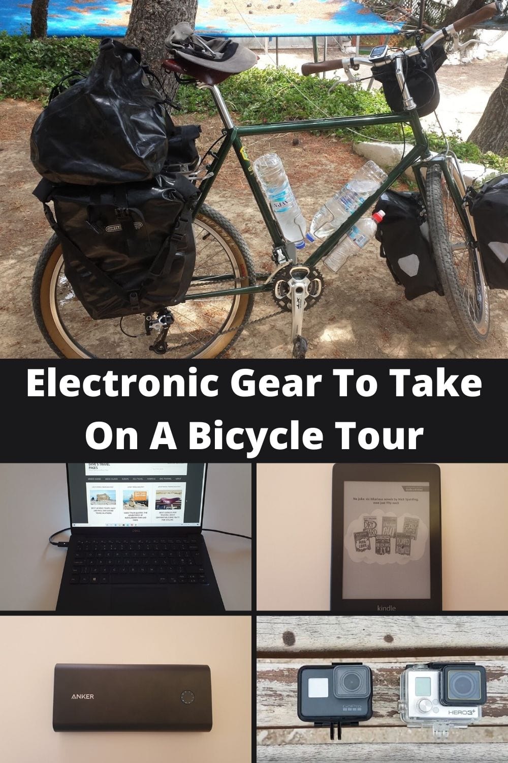 A guide to what electronic gear to take on a bicycle tour