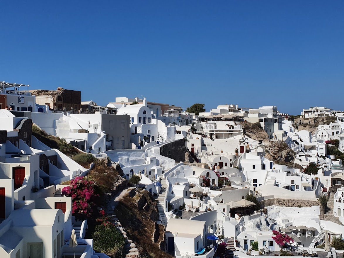 Examples of Cycladic Architecture in Santorini Greece