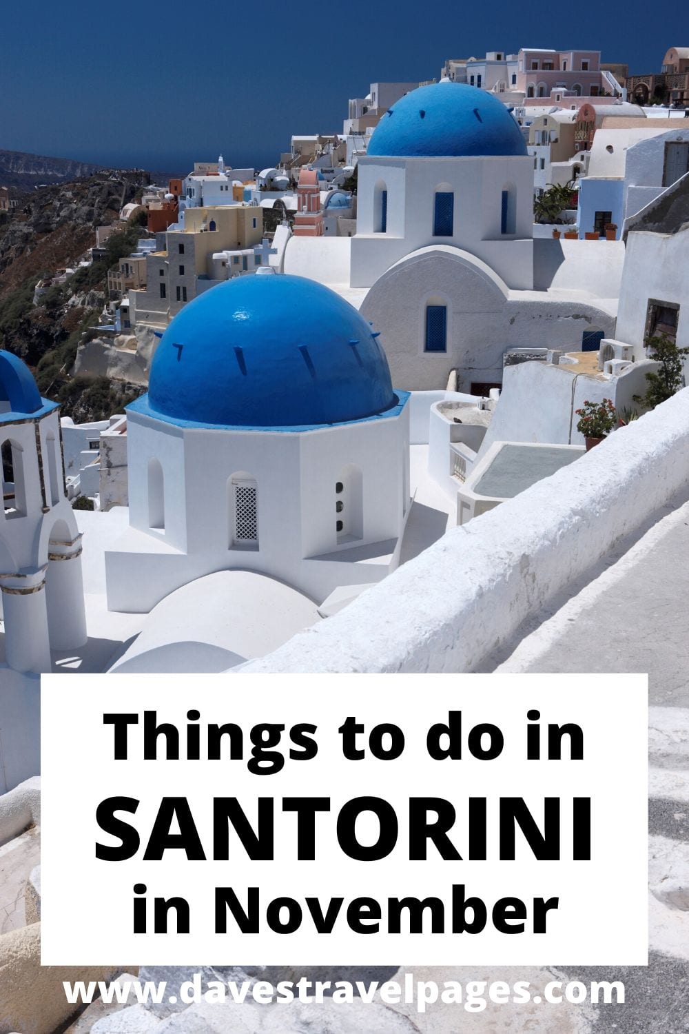 Best things to do in Santorini in November travel guide.