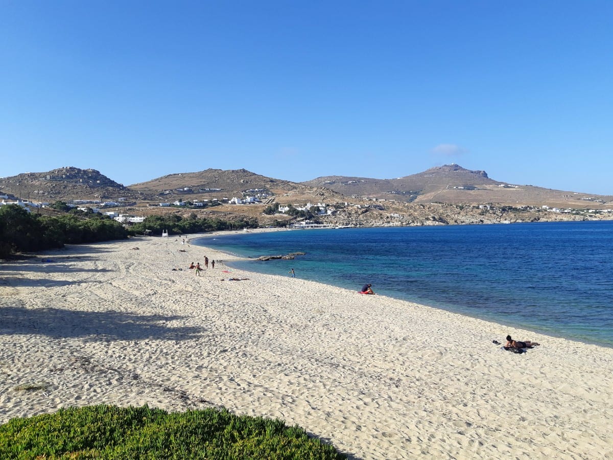 Kalafatis Beach in Mykonos