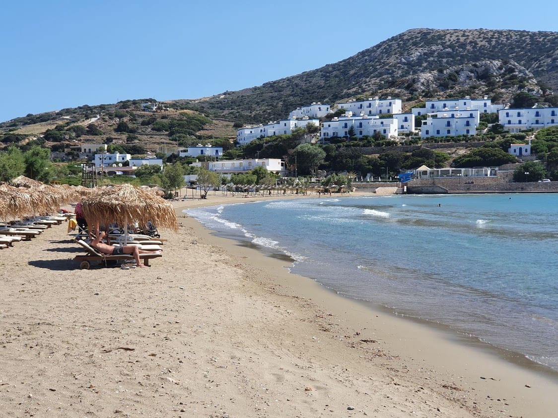 One of the beaches in Syros