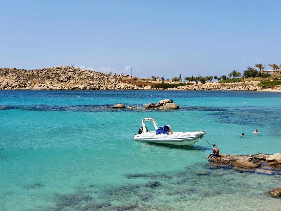 A lovely beach in Mykonos