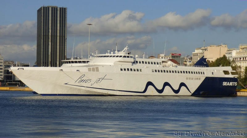 The Paros Jet ferry
