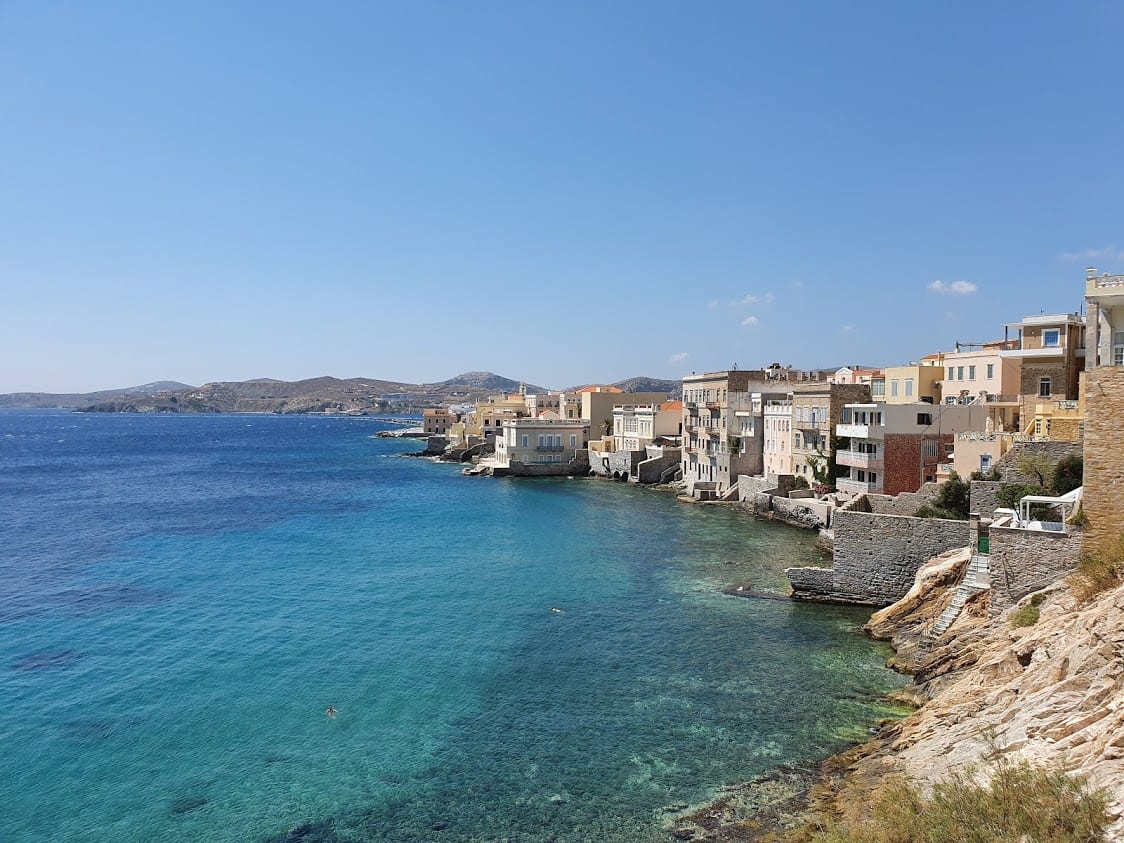 Waterfront coastline of Vaporia
