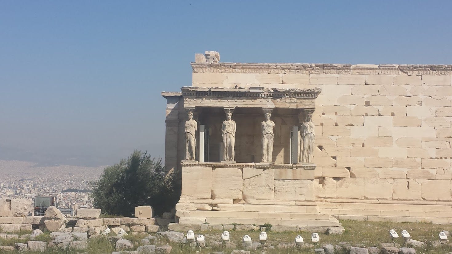 Erechtheion in the Acropolis of Athens