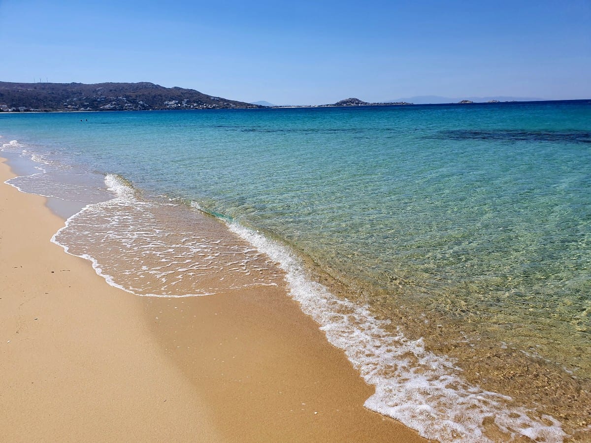 Plaka was our favourite beach in Naxos