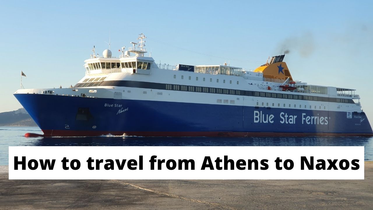 Traveling from Athens to Naxos by ferry