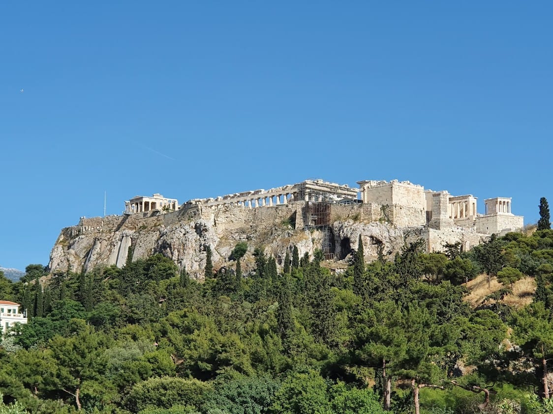 The Acropolis of Athens in Greece