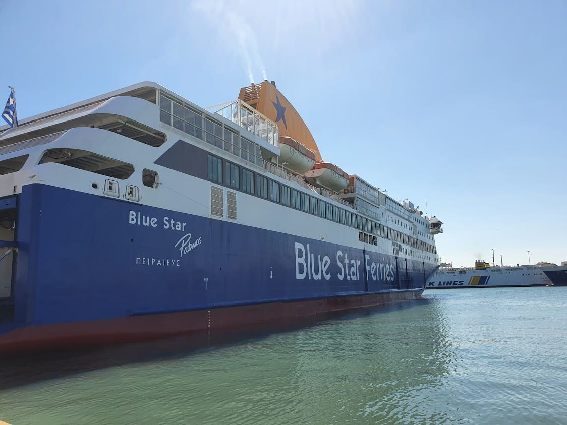 The Blue Star Athens to Ios Ferry