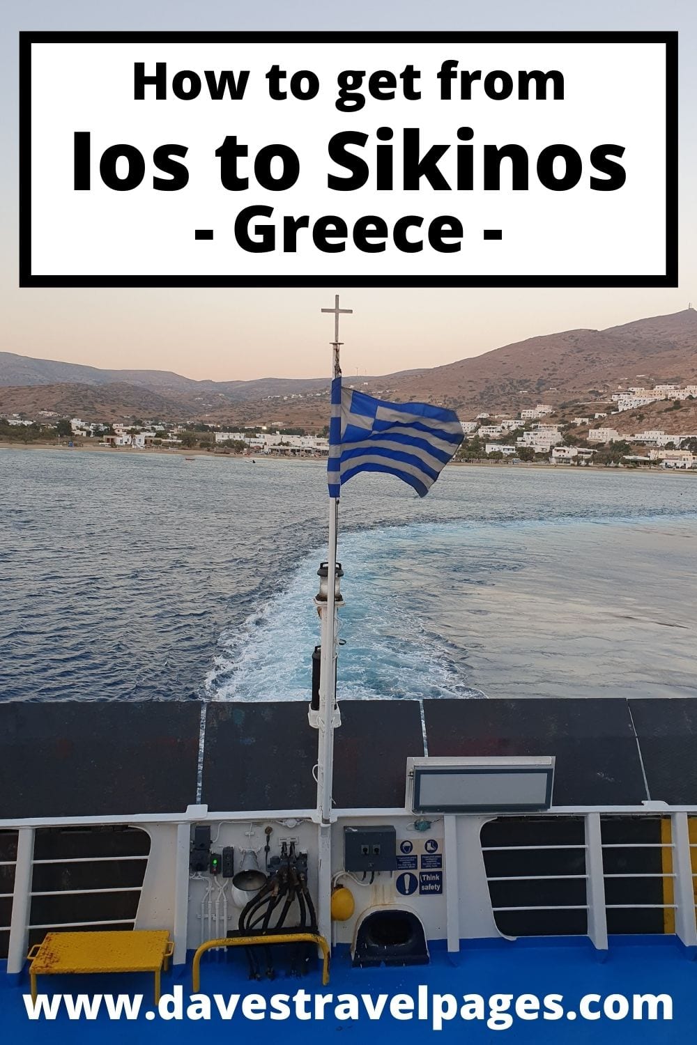 How to get from Ios to Sikinos island in Greece by ferry
